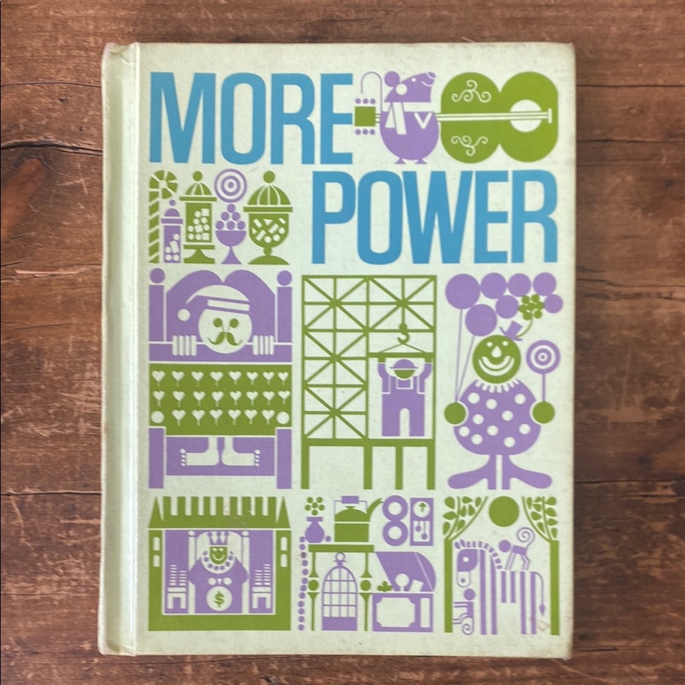 Open Readers Series ‘More Power’ 1968 Newark Schoolbook - Early Readers